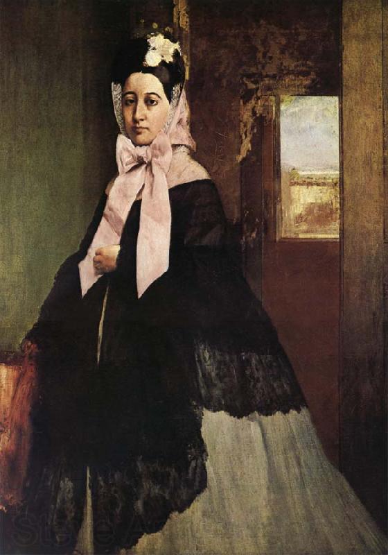 Edgar Degas Lady Spain oil painting art